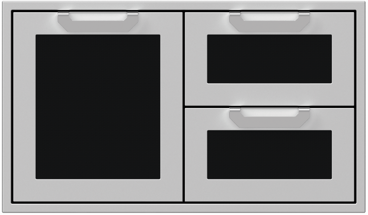 Hestan 36” Double Drawer & Storage Door Combo, Color