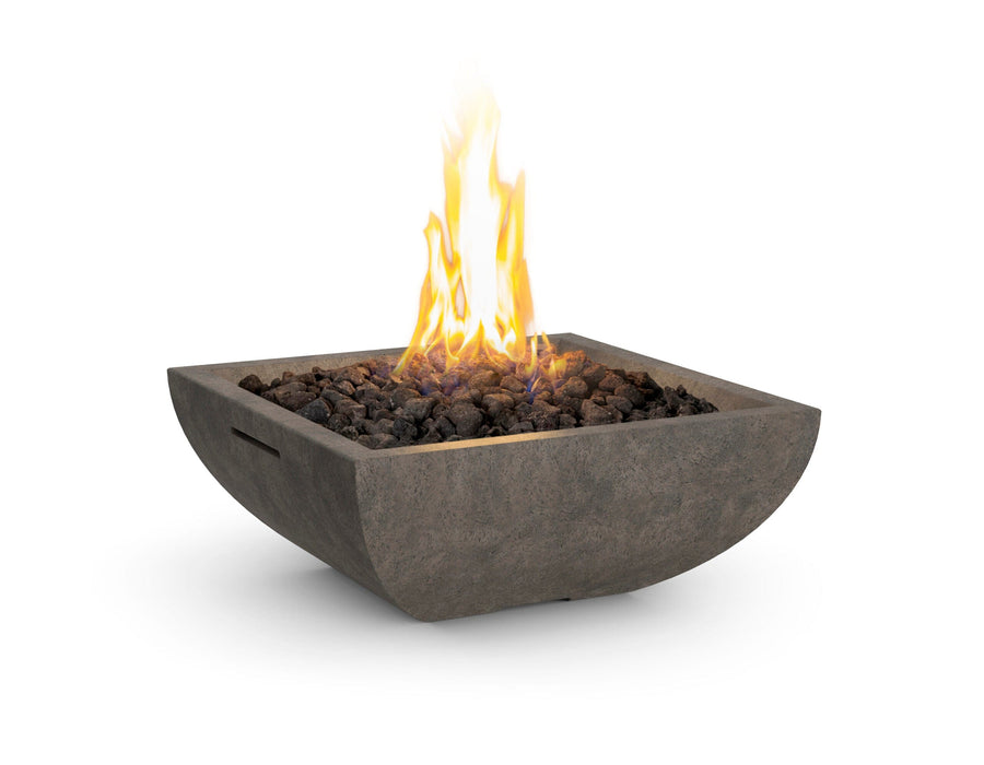 American Fyre Designs Bordeaux Petite Square Fire Bowl