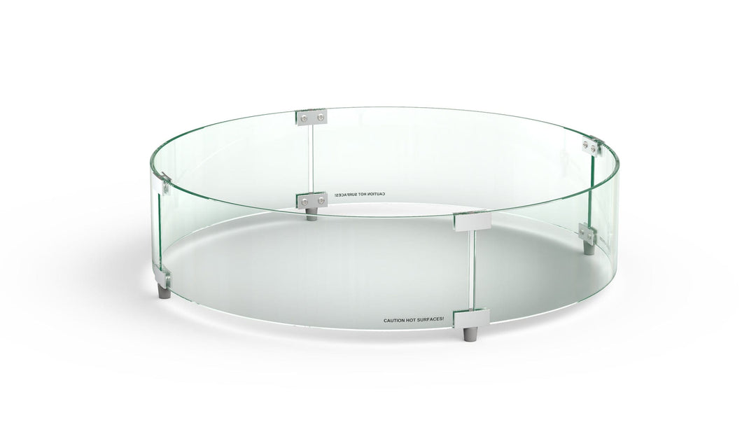 American Fyre Designs Round Glass Wind Guard