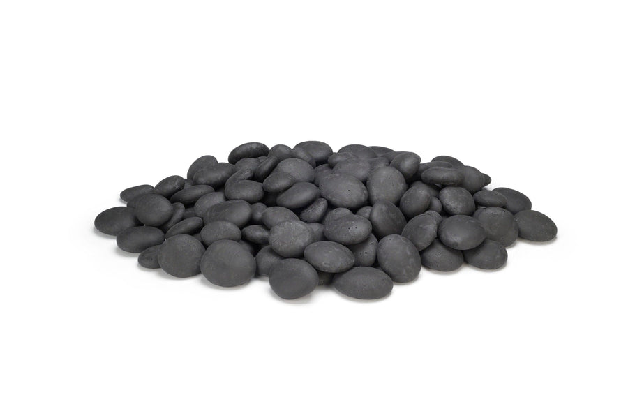 American Fyre Designs Creekstones, Black 140 pcs.