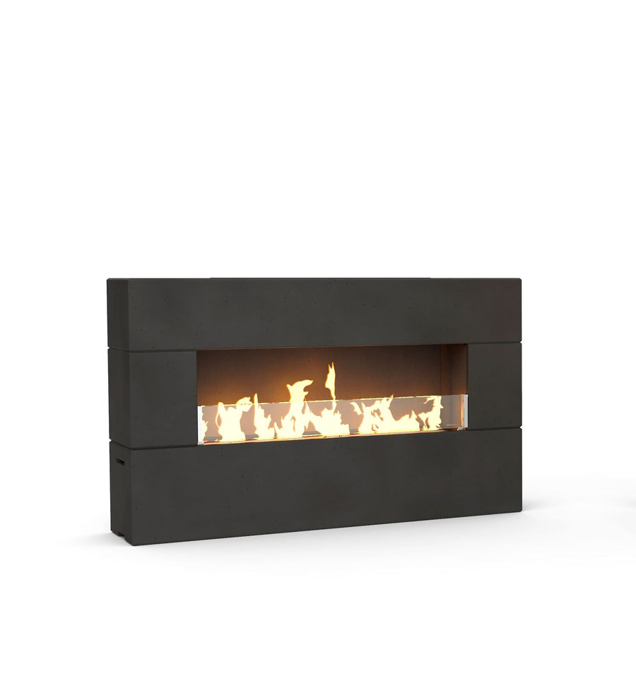 American Fyre Designs Milan Tall Linear Fireplace