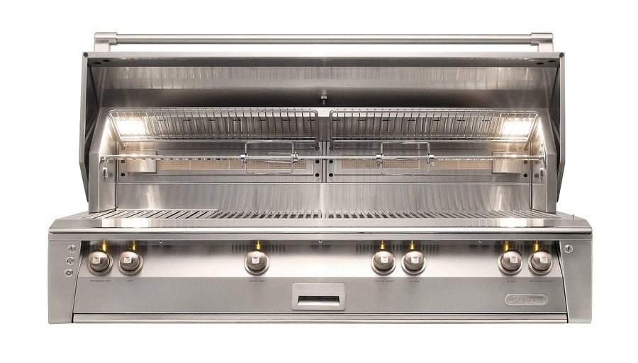 Alfresco 56" Built-in Grill, 3 Burner, Rotis, Smoker, SearZone