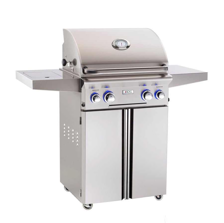 American Outdoor Grills AOG 24,W/LGHTS PDSTL,LP