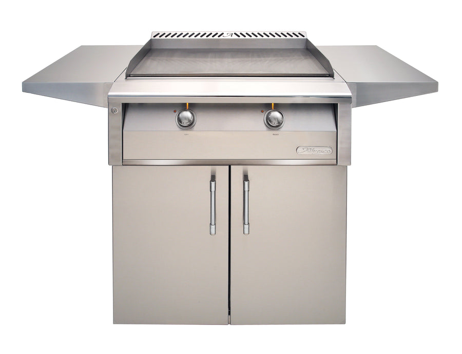 Alfresco ALFRESCO 30” DUAL-ZONE GAS GRIDDLE WITH CART