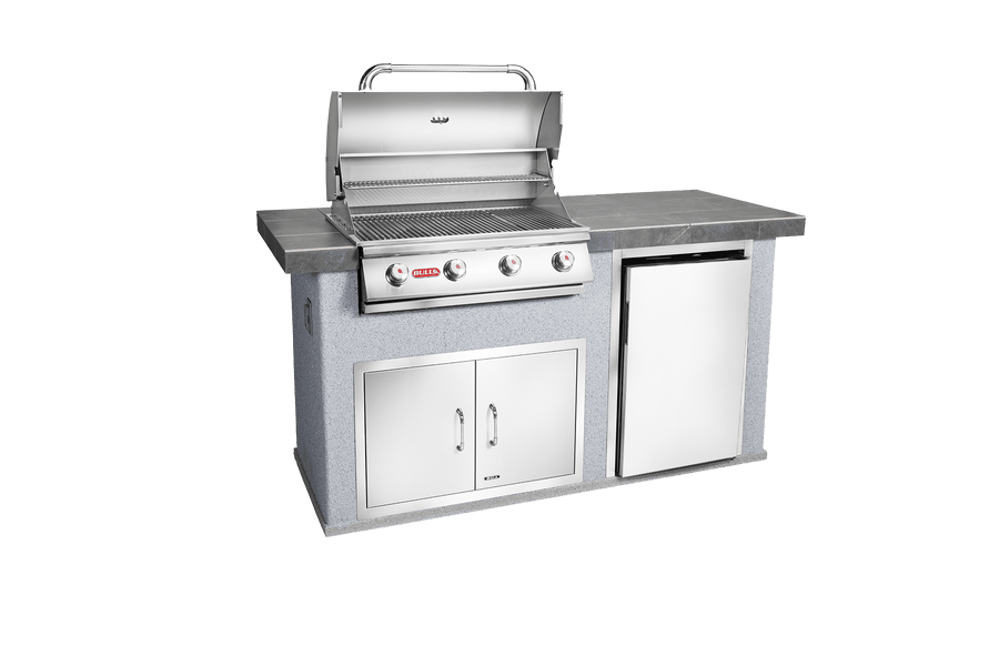 Bull Grills Power Q Outdoor Island Kitchen & Grill