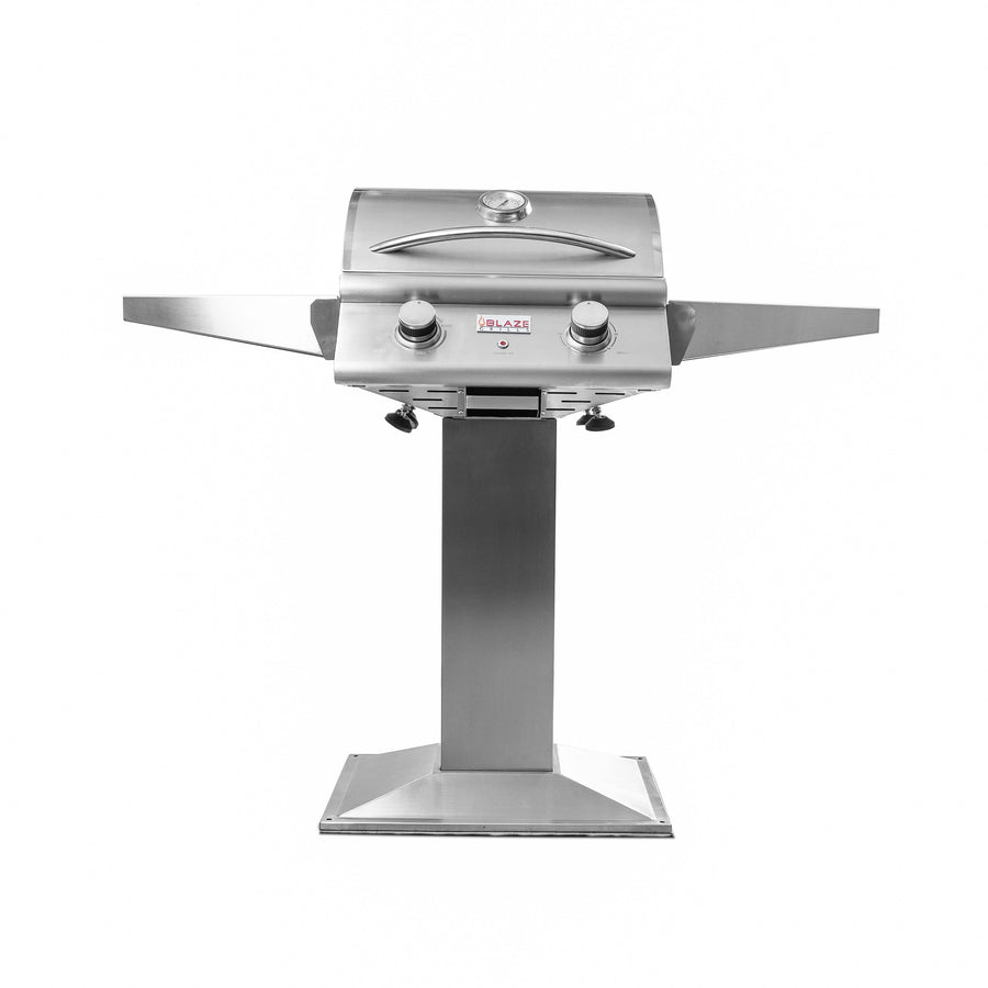 Blaze Pedestal Base With Side Shelves for Blaze 21-Inch Portable Electric Grill