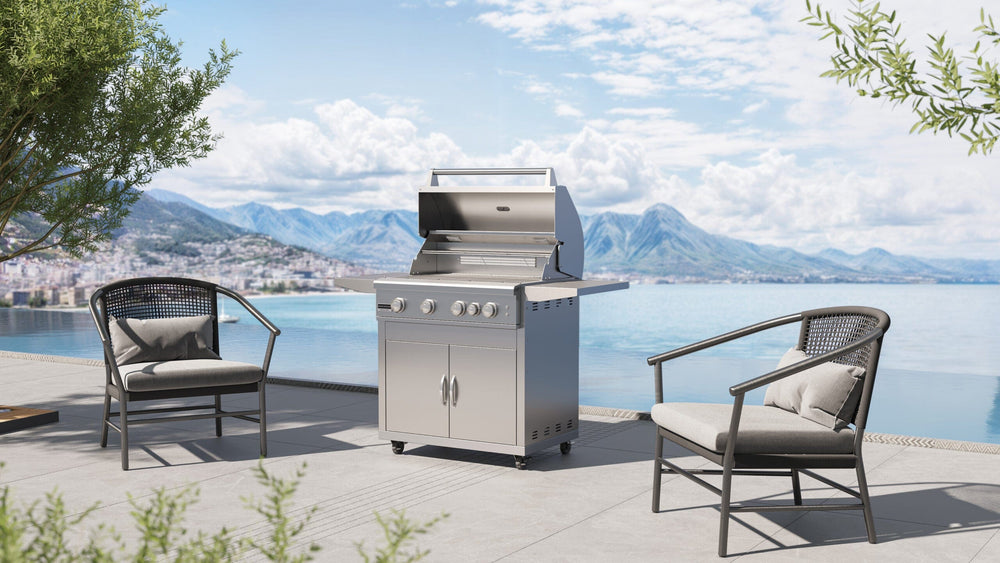 Broilmaster BOILMASTER B SERIES GRILL HEAD, MARINE-GRADE, 4-BURNER, 32-INCH