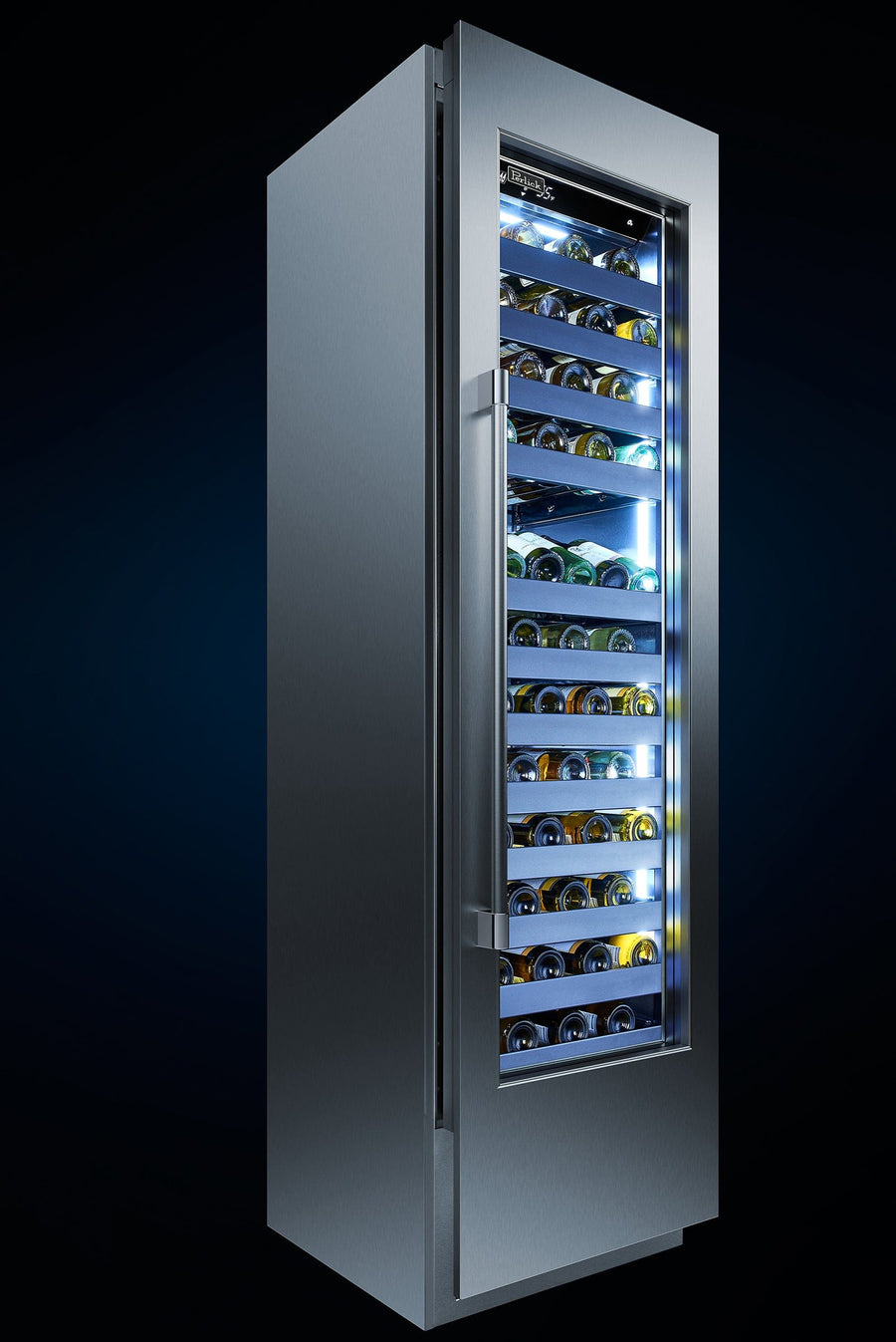 Perlick 24" Column Wine, Single Zone, Glass Overlay Ready, Hinged Left