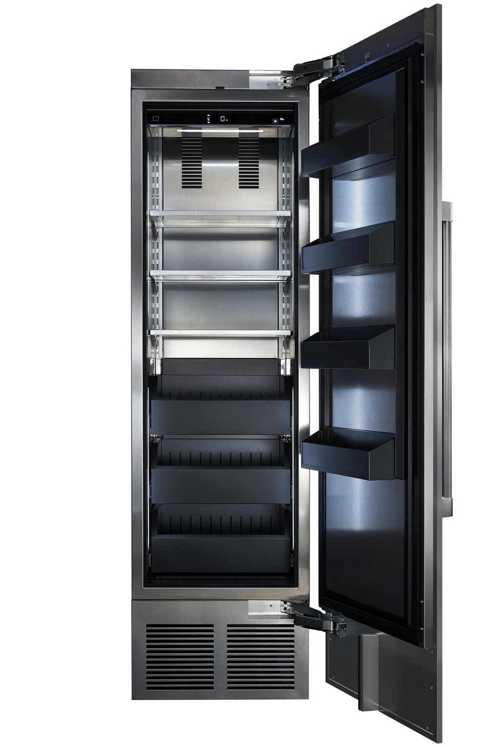 Perlick 24" Column Freezer, Solid Overlay Ready, Hinged Left