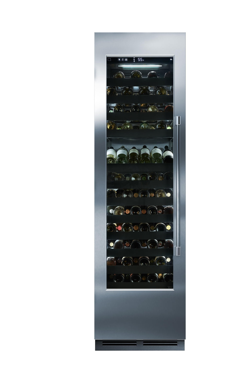 Perlick 24" Column Wine, Single Zone, Glass Overlay Ready, Hinged Left