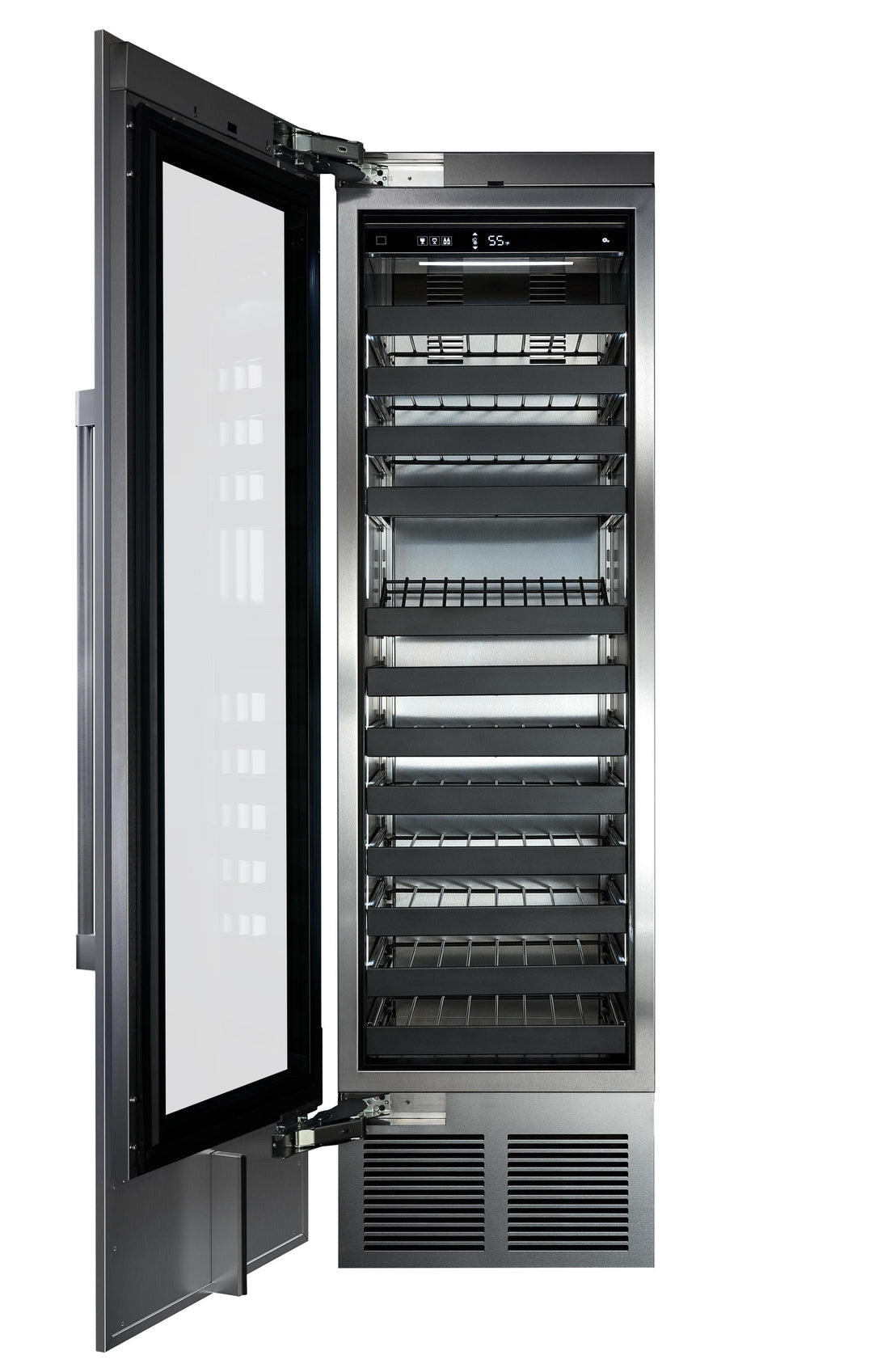 Perlick 24" Column Wine, Single Zone, Glass Overlay Ready, Hinged Left