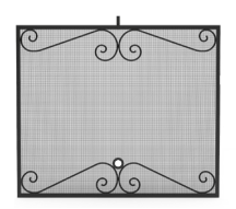 American Fyre Designs Black Scroll Screen