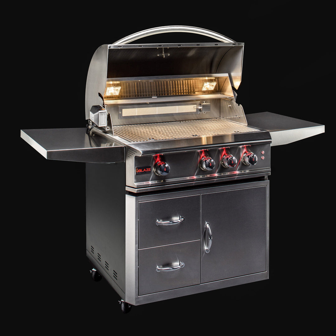 Blaze Grill Cart for Blaze Professional LUX 34-Inch Grill