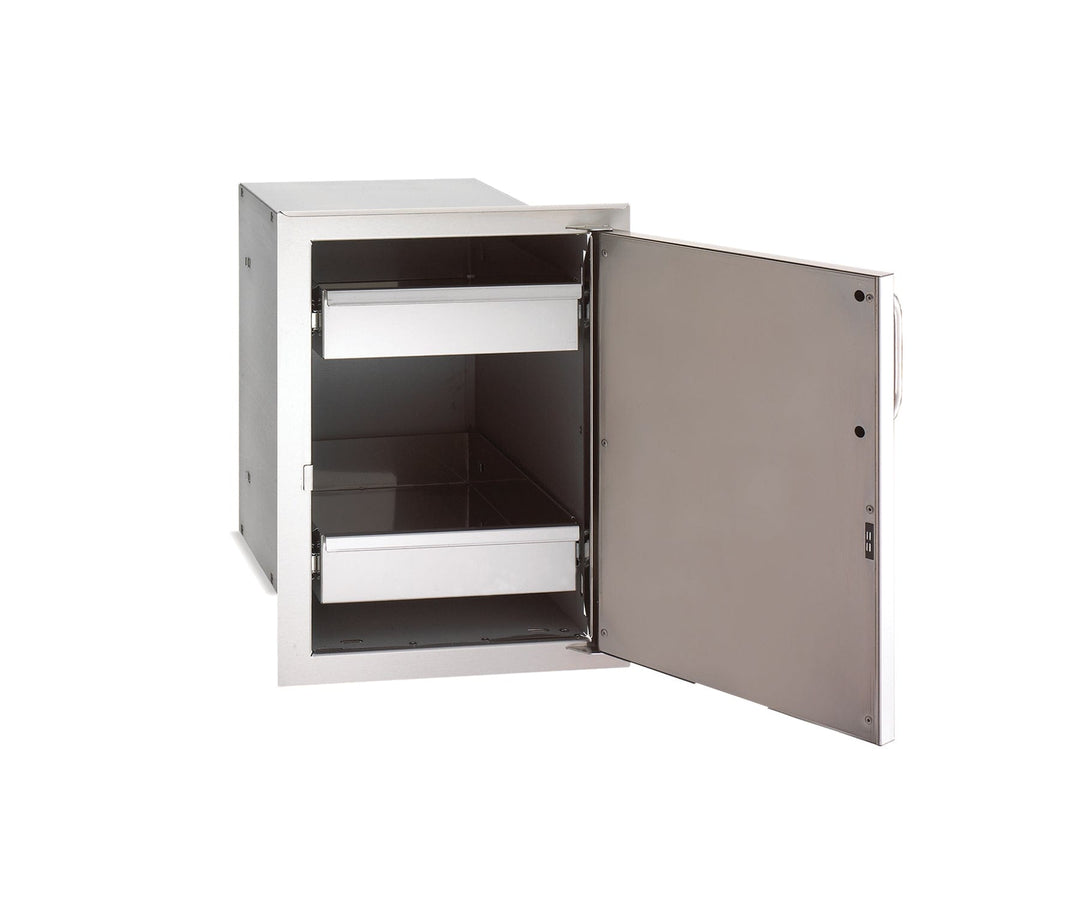 Fire Magic Single Door w/ Dual Drawers