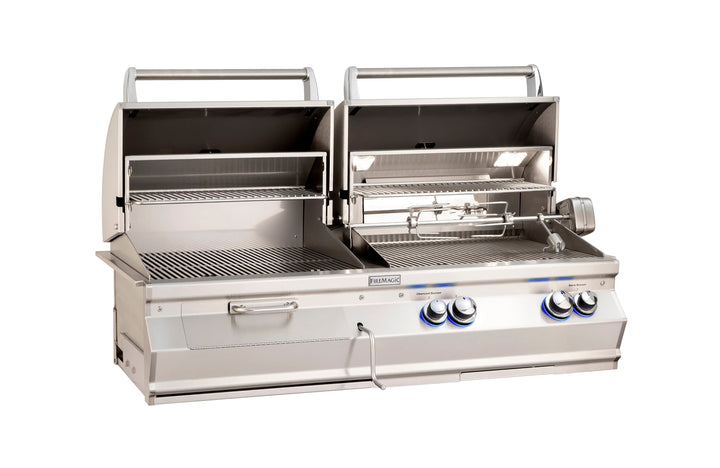 Fire Magic Aurora A830i Gas/Charcoal Combo Built-In Grill