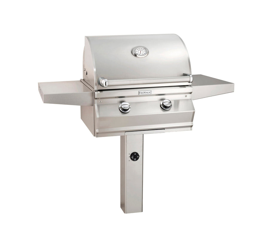 Fire Magic Choice C430s, 24” In-Ground Post Mount Grill