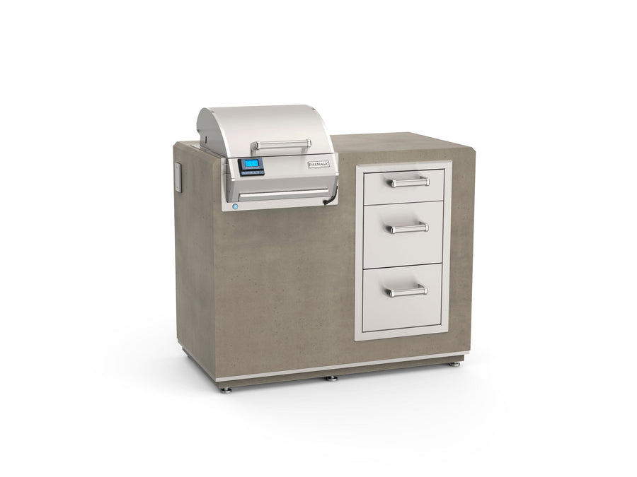 Fire Magic Electric Grill Island Bundle with Triple Drawer