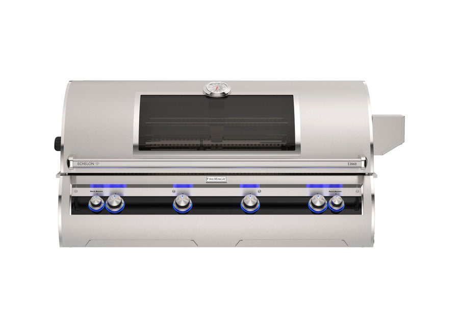 Fire Magic Echelon E1060i, 48” Built-In Analog Grill w/ Analog Thermometer & Magic View Window
