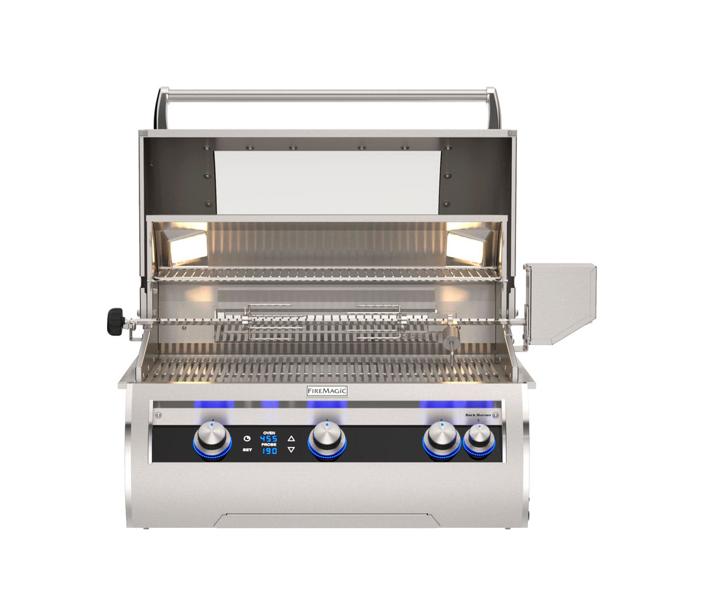 Fire Magic Echelon E660i, 30” Built-In Digital Grill w/ Digital Thermometer & Magic View Window