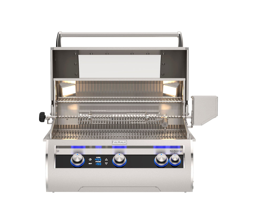 Fire Magic Echelon E660i, 30” Built-In Digital Grill w/ Digital Thermometer & Magic View Window