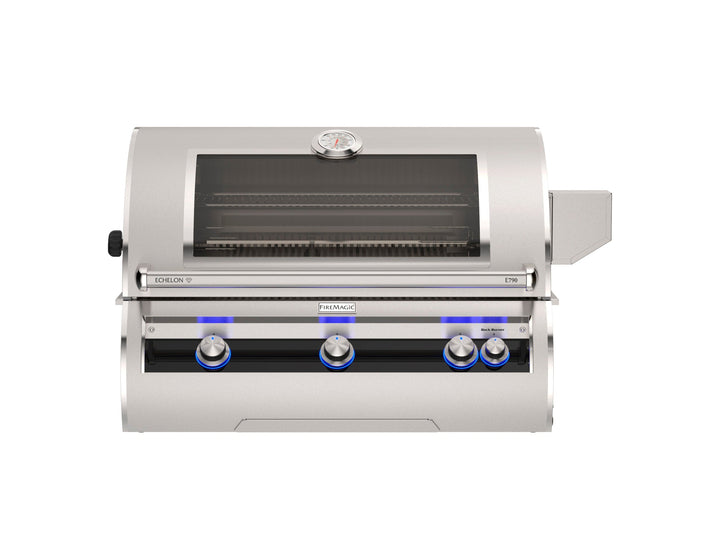 Fire Magic Echelon E790i, 36” Built-In Analog Grill w/ Analog Thermometer & Magic View Window