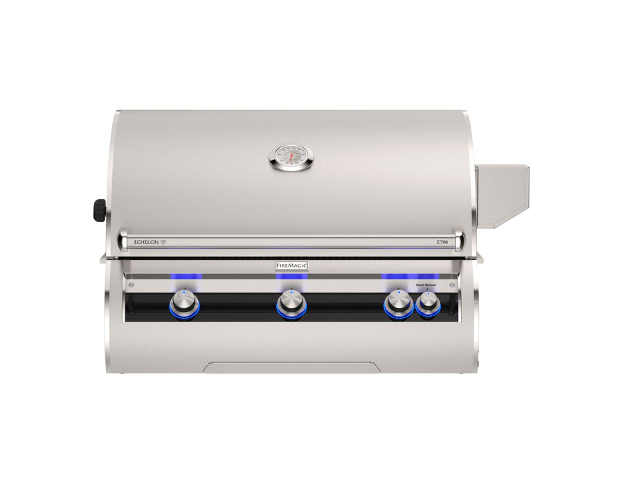 Fire Magic Echelon E790i, 36” Built-In Analog Grill w/ Analog Thermometer
