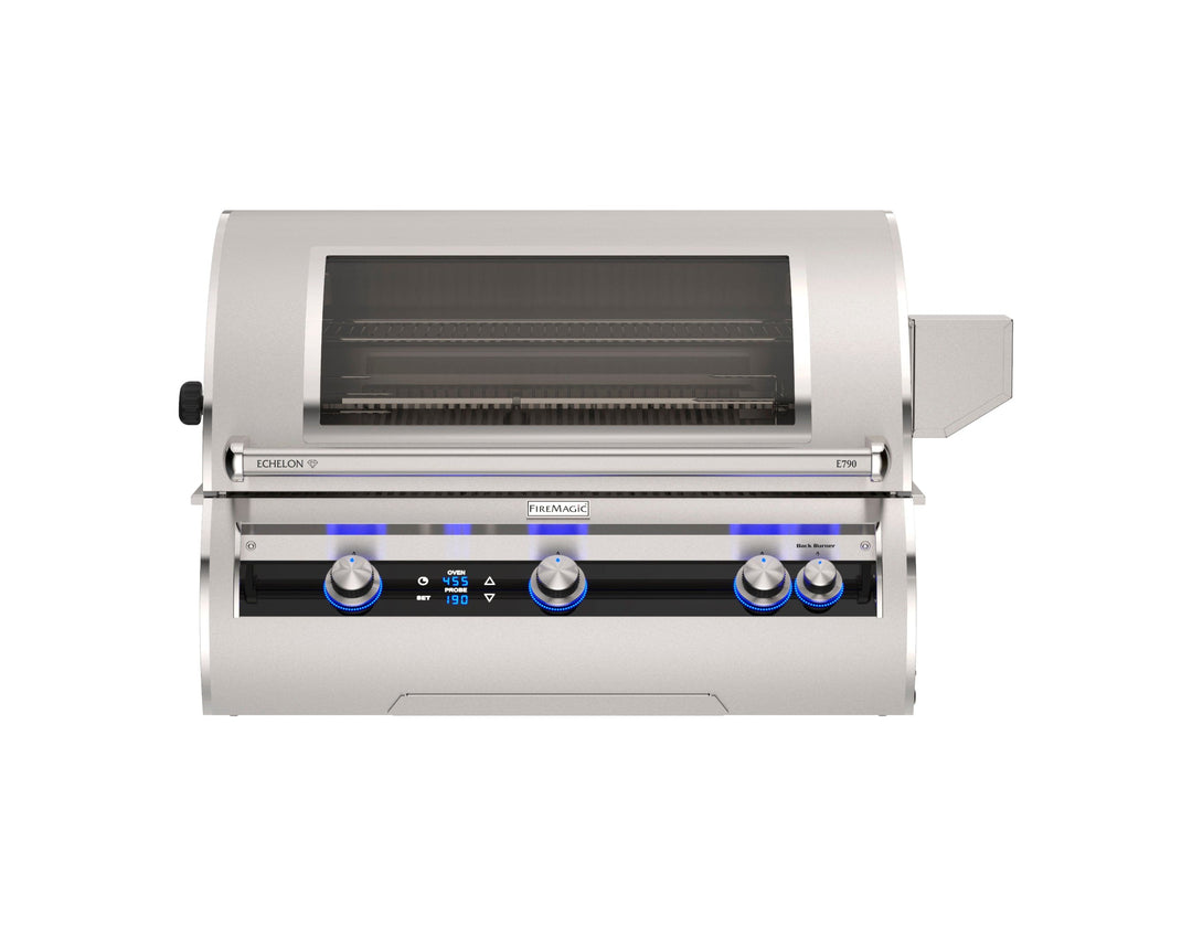 Fire Magic Echelon E790i, 36” Built-In Digital Grill w/ Digital Thermometer & Magic View Window