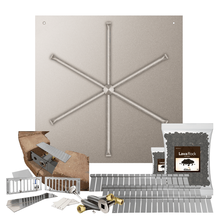 Fire Gear MT PRO SERIES Square Flat Pan Paver (SRW/PAVER KITS)