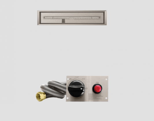 Fire Gear TPSI Linear Stainless Steel T Burner System With Drop-In Pan
