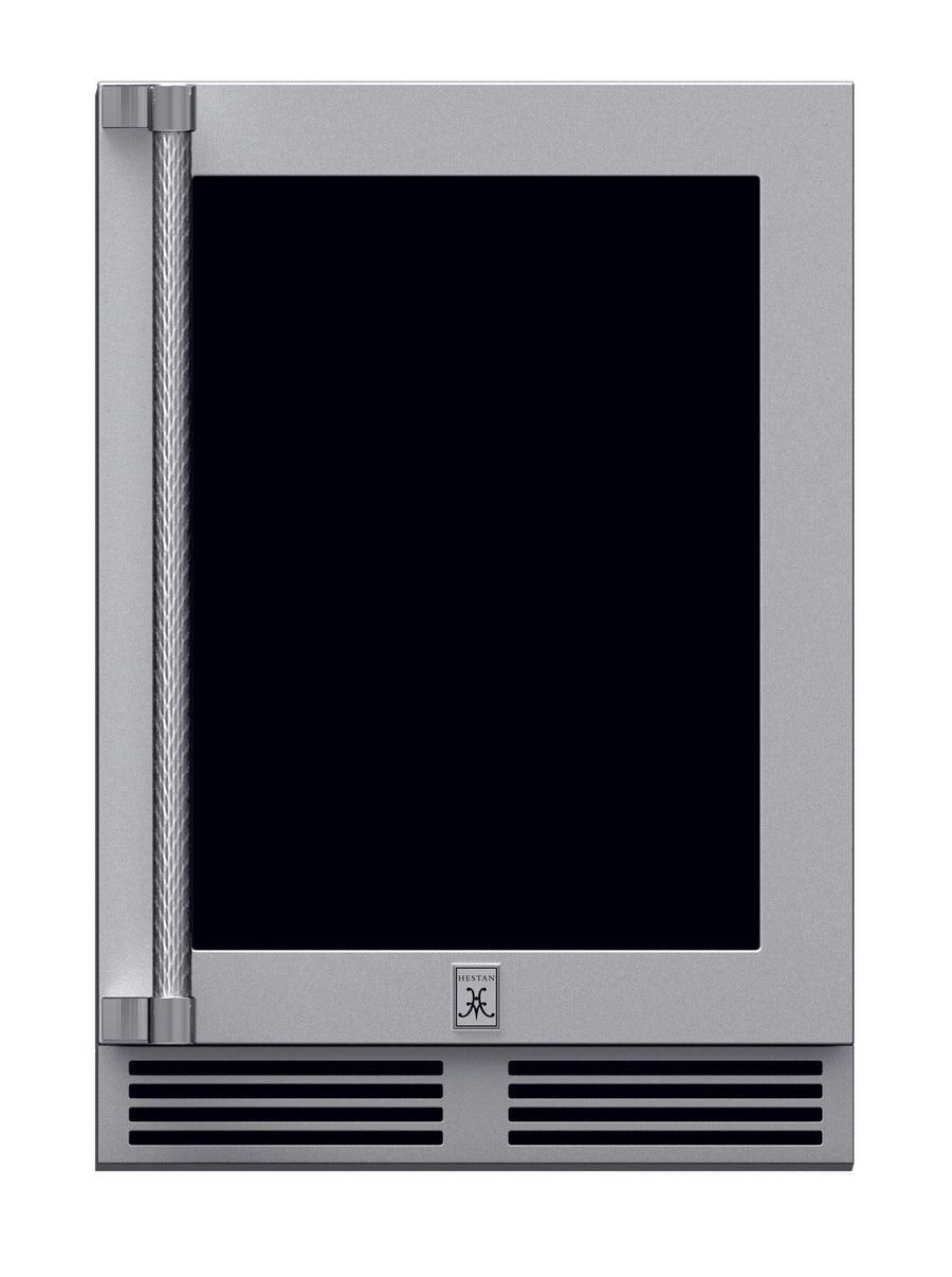 Hestan Outdoor Refrigerator Dual Zone 24” w/Lock, LH, Color