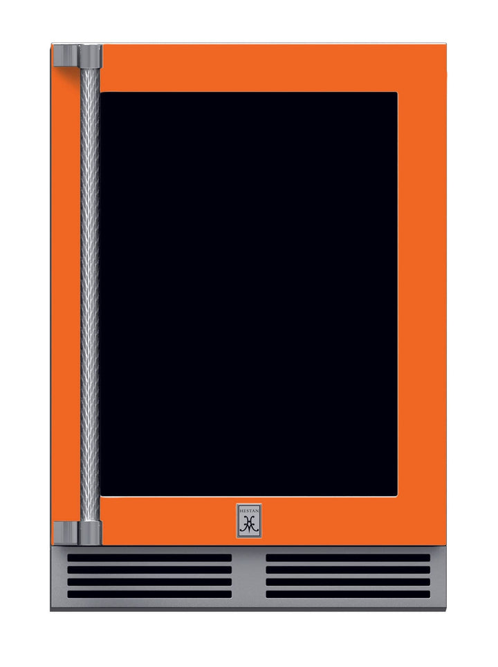 Hestan Outdoor Refrigerator Dual Zone 24” w/Lock, LH, Color