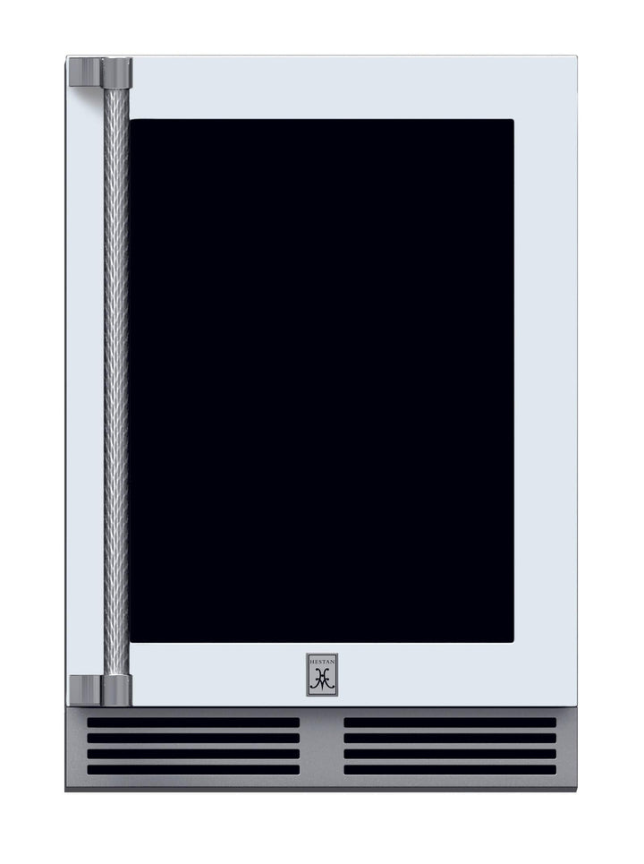 Hestan Outdoor Refrigerator Dual Zone 24” w/Lock, LH, Color
