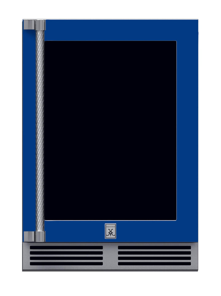 Hestan Outdoor Refrigerator Dual Zone 24” w/Lock, LH, Color