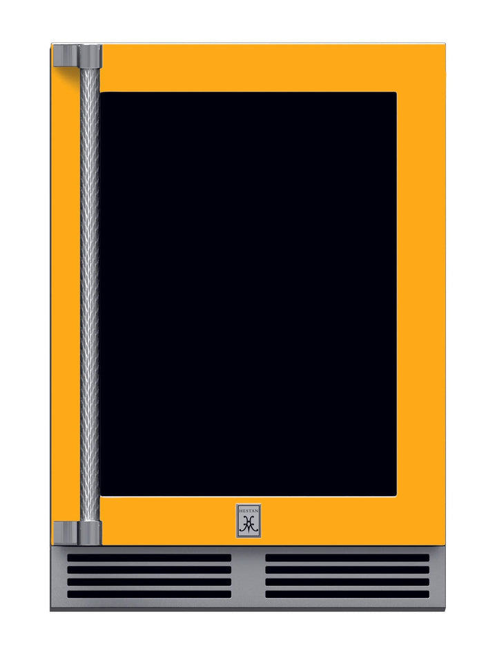 Hestan Outdoor Refrigerator Dual Zone 24” w/Lock, LH, Color