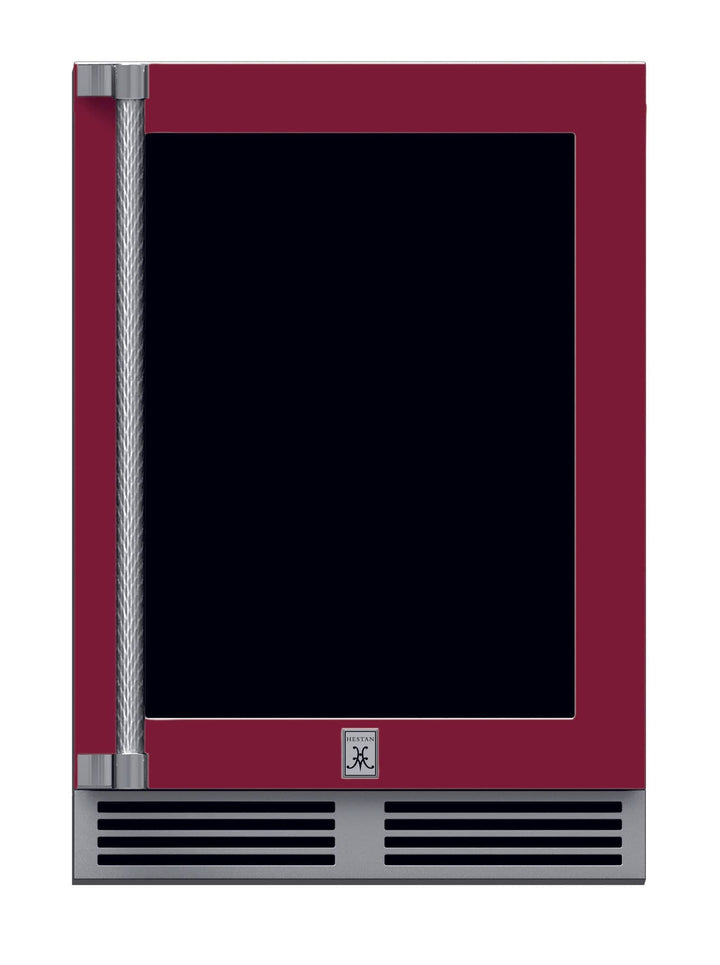 Hestan Outdoor Refrigerator Dual Zone 24” w/Lock, LH, Color