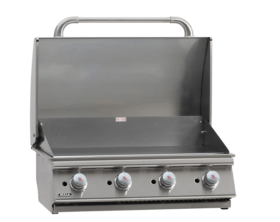 Bull Grills 30" Commercial Griddle Drop In - 4 Burner / 60,0000 BTU's