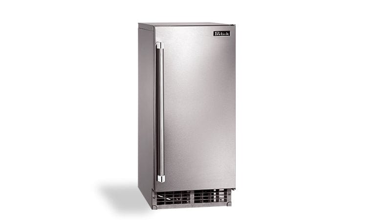 Perlick 15" ADA height compliant Cubelet Ice Maker with stainless steel solid door, hinge right
