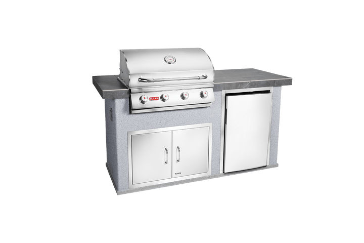 Bull Grills Power Q Outdoor Island Kitchen & Grill