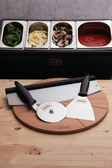 Alfa TOPPING STATION 4 TRAYS W/ LIDS