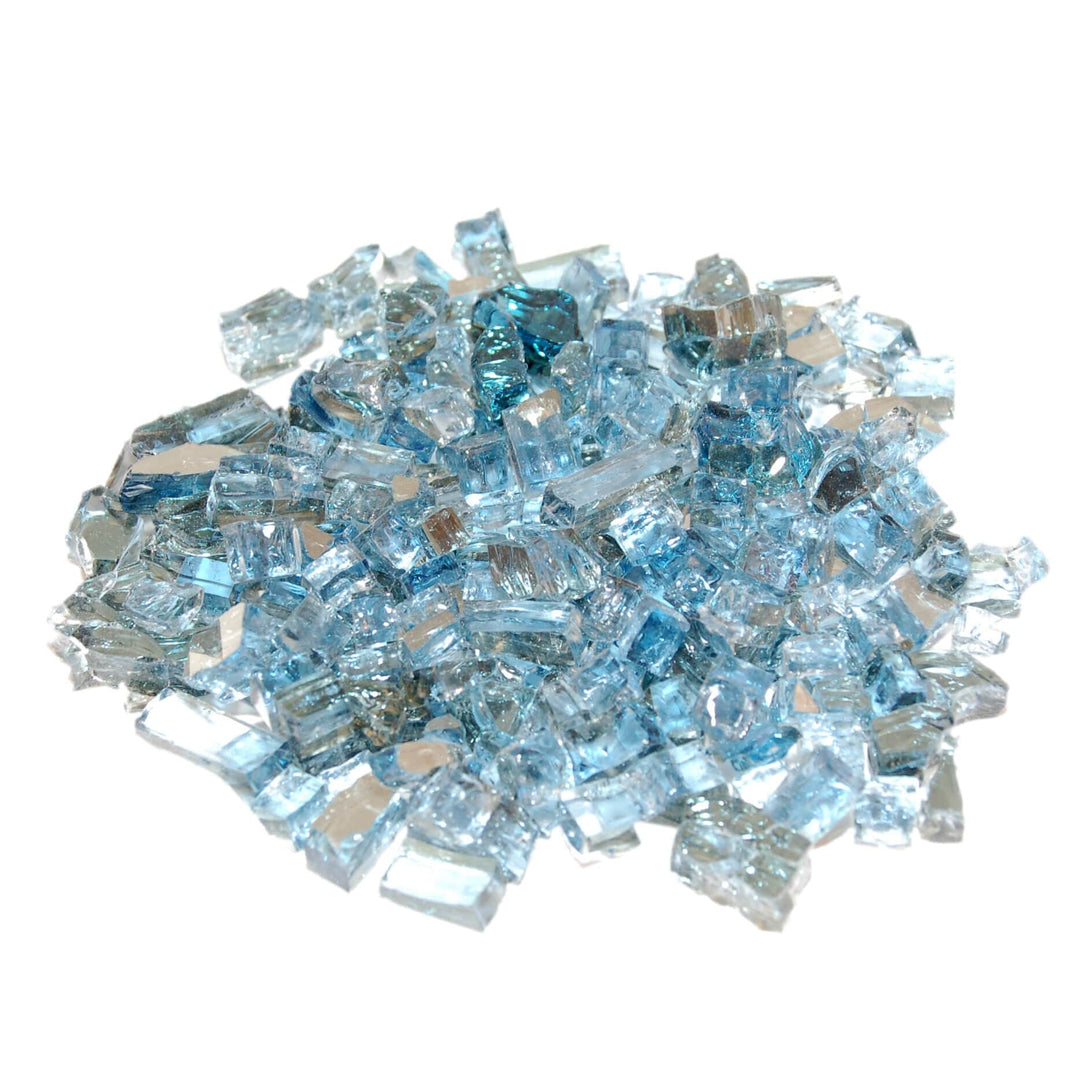 American Fyre Designs Caribbean Blue Reflective Fyre Glass