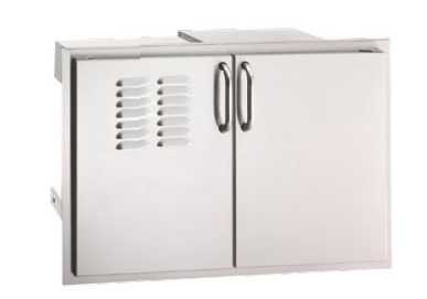 Fire Magic Dbl. Doors w/ Tank Tray & Dual Drawers w/o Louvers