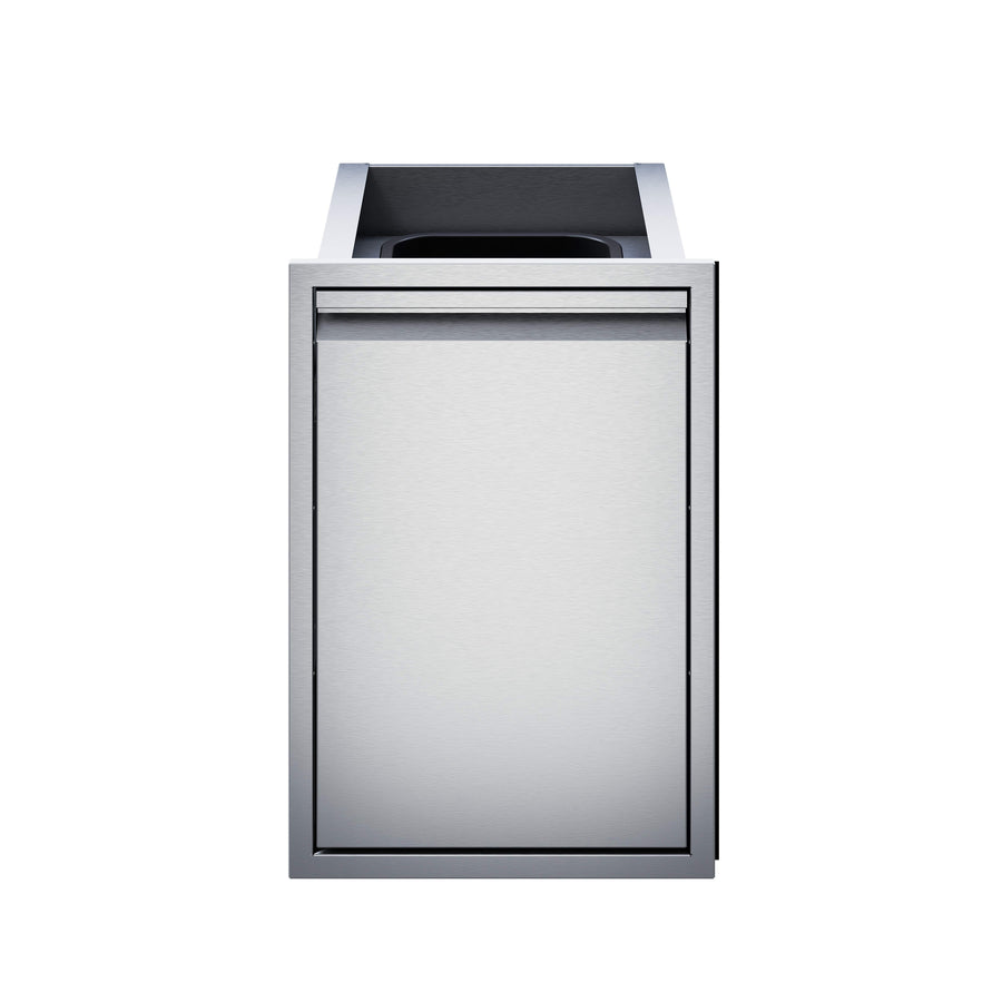 Twin Eagles 18” Twin Eagles Tall Trash Drawer, (Trash Can Included)