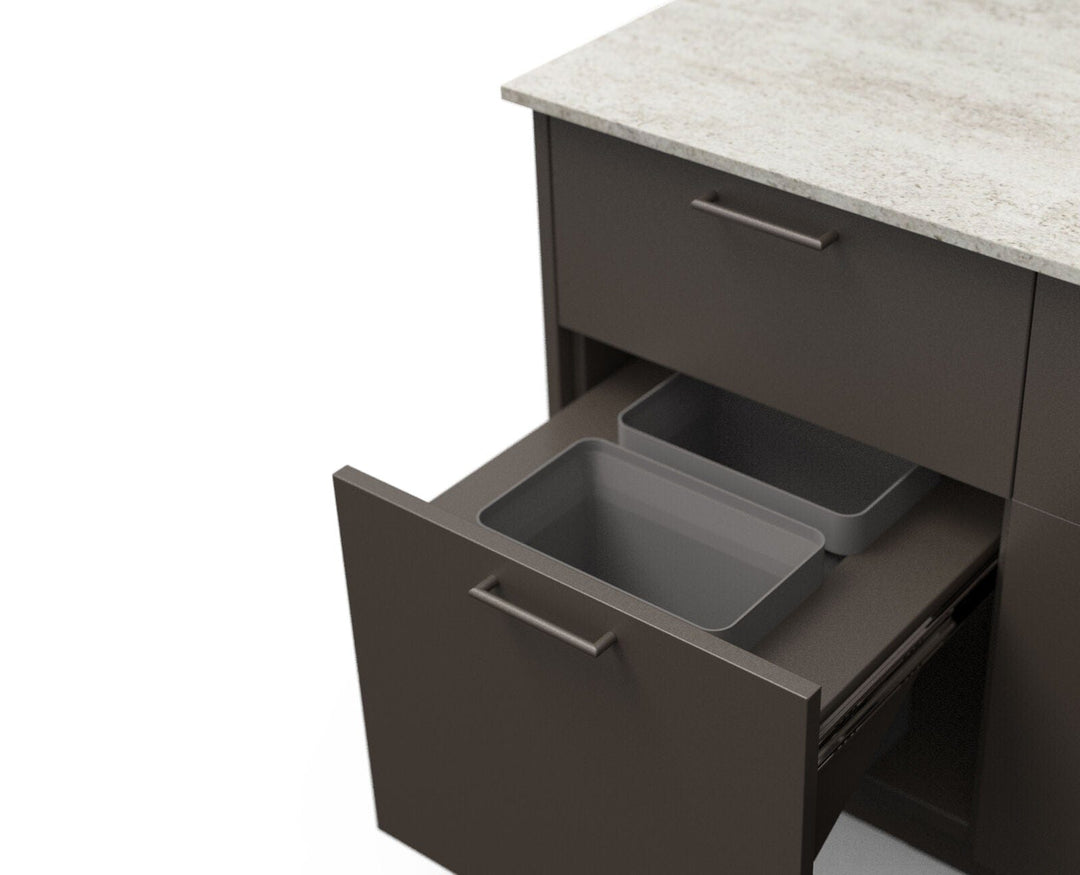 Blaze Blaze Golden Hour 10-Ft Outdoor Kitchen Island with 40-inch LTE+ Grill, 5.5 Cu. Ft. Refrigerator, and Sink