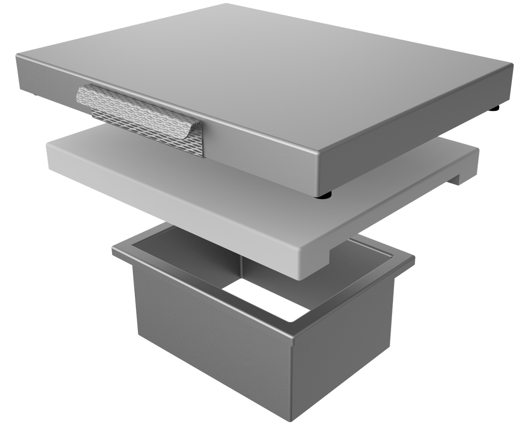 Hestan Countertop Trash Chute w/Cutting Board