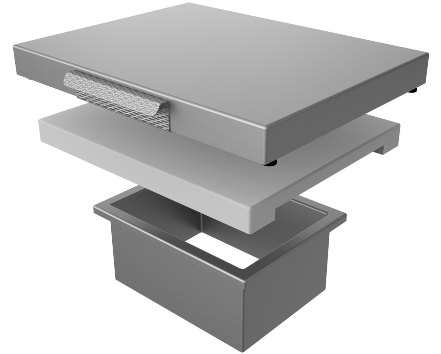 Hestan Countertop Trash Chute w/Cutting Board