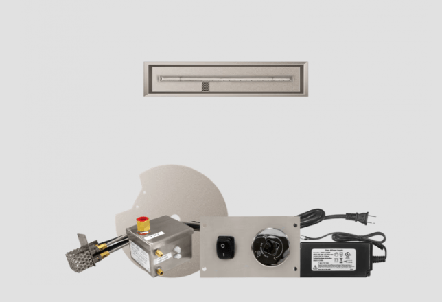 Fire Gear AWS Linear Stainless Steel T Burner System With Drop-In Pan