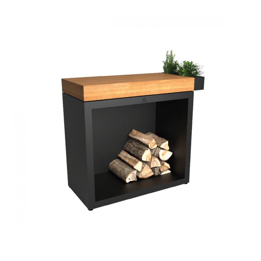 OFYR OFYR BUTCHER BLOCK STORAGE BLACK 90