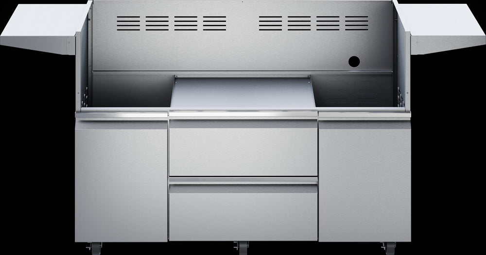 Twin Eagles 54” Twin Eagles Grill Base w/ Storage Drawers, Two Doors