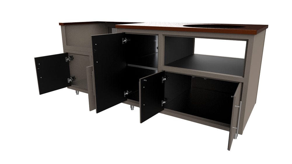 Coastal Island Coastal 83-GDK with No Top Countertop