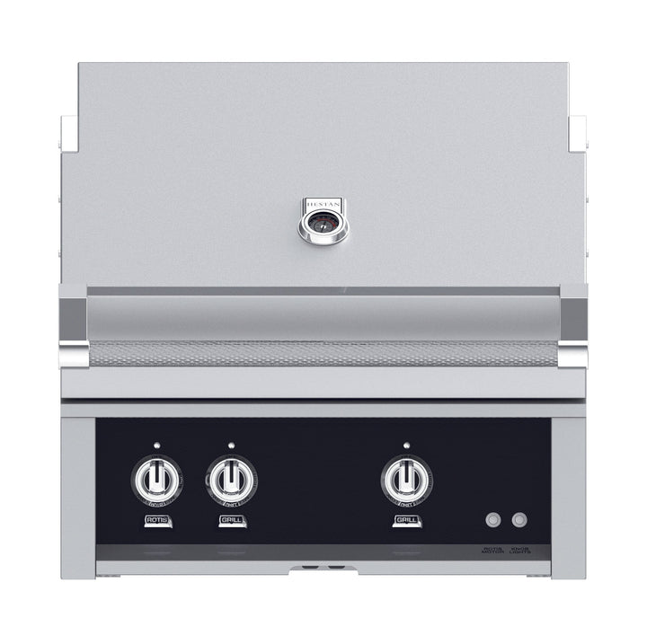 Hestan 42” Built-In Grill, 3 Trellis Burner & 1 Sear Burner w/Rotisserie, LP, Color